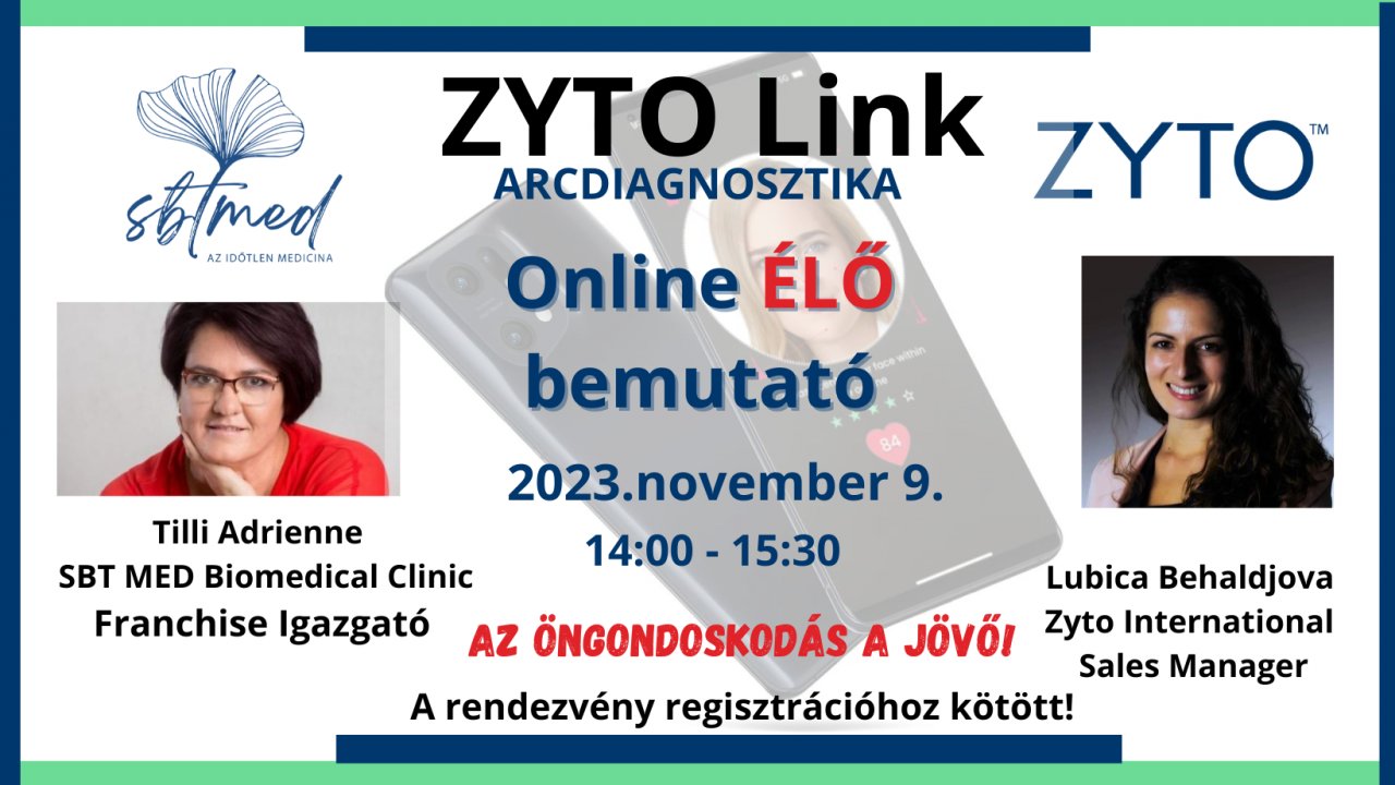 ZYTO Link Online ÉLŐ bemutató