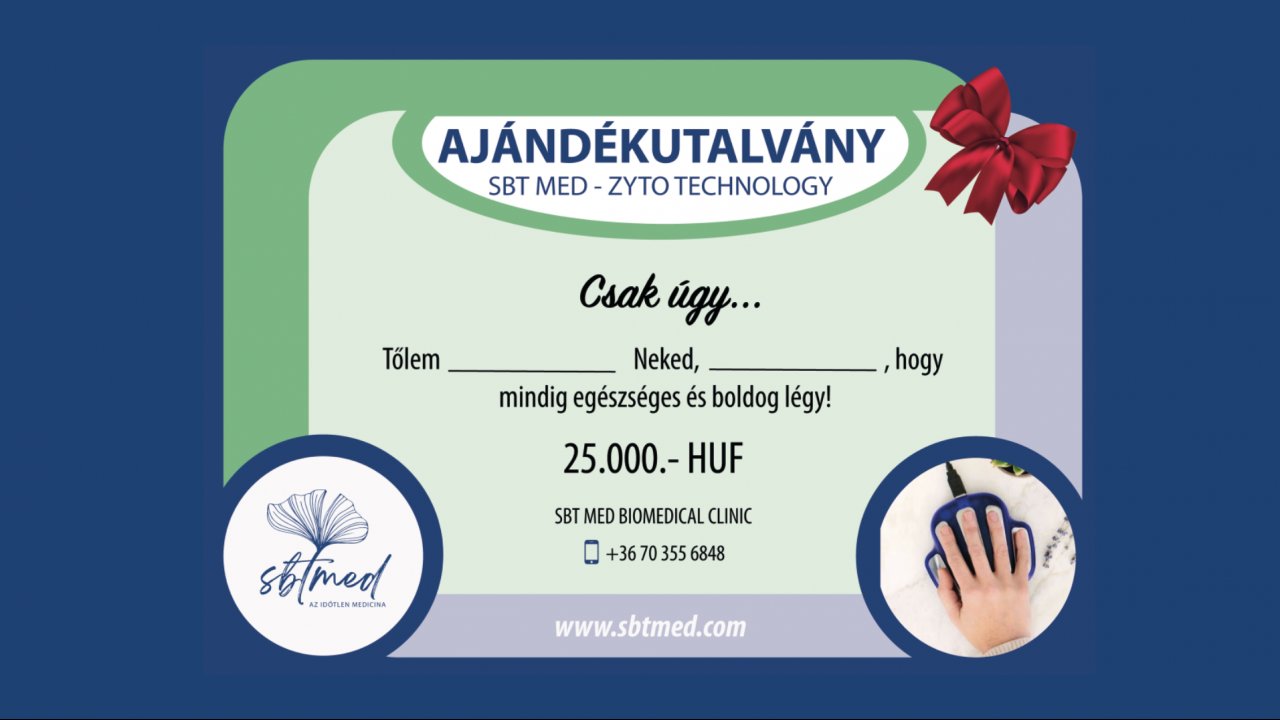 SBT MED AJÁNDÉKUTALVÁNY (Csak úgy...) 25.000.-